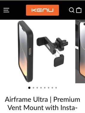 Airframe Ultra Premium Vent Mount - Black